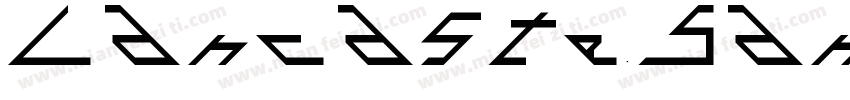 Lancaste Sans Slant字体转换